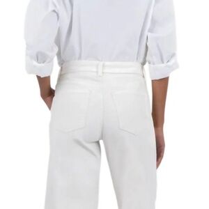 Meg Velvet  High Rise Wide Leg Jeans